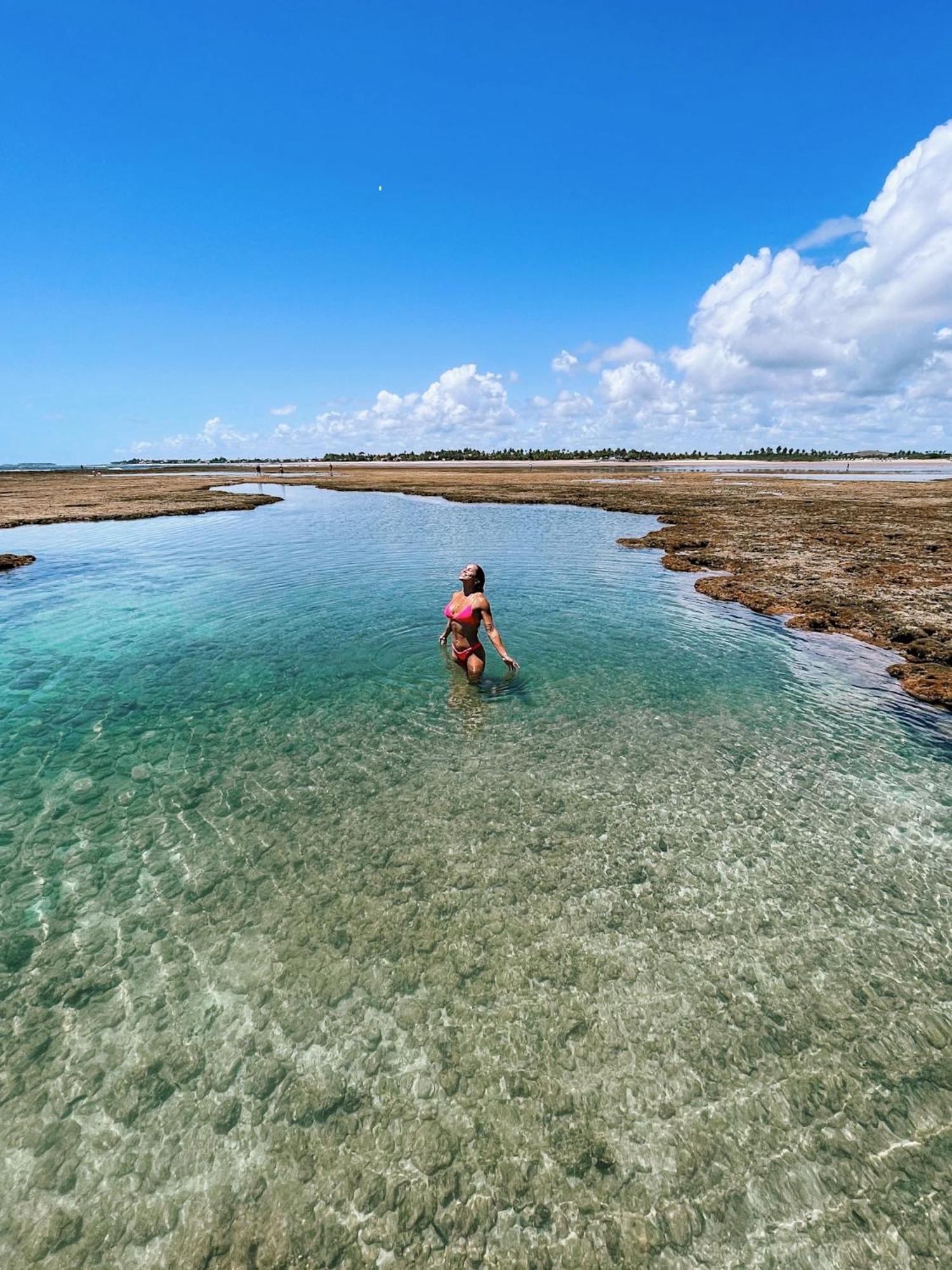 Pousada Xales De Maracaipe ปอร์โต จิ กาลินญาส ภายนอก รูปภาพ